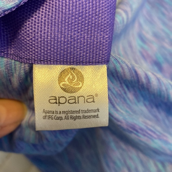 Apana womens blue infinity scarf with snaps - Picture 4 of 5